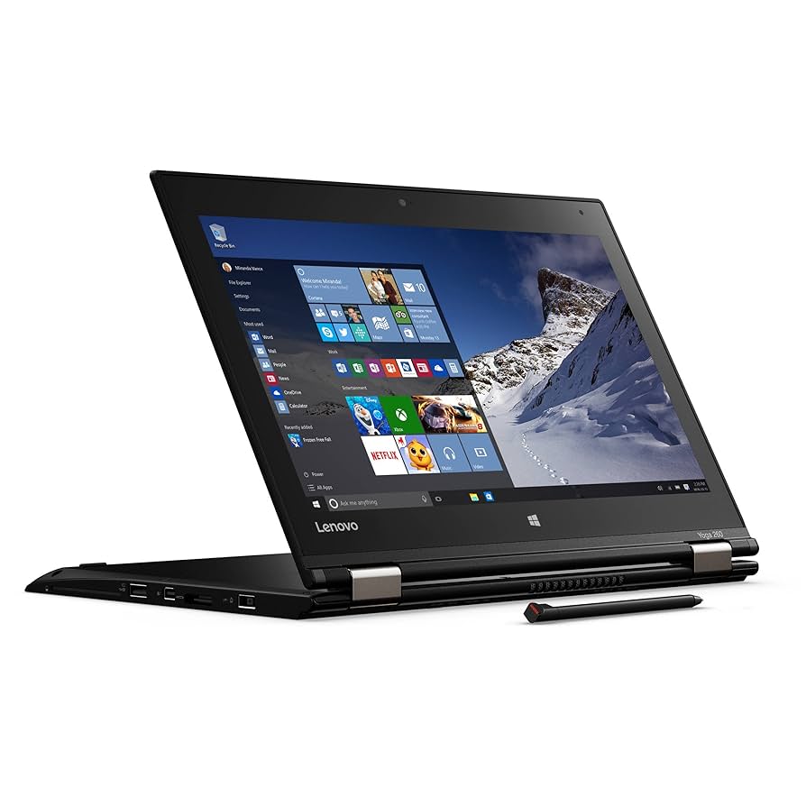 （美品）Lenovo ThinkPad Yoga 260 12.5インチ Lenovo Thinkpad Yoga 260 2-em-1 Laptop empresarial - tela